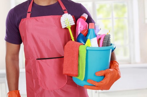 Professional one off cleaning in a bright home interior