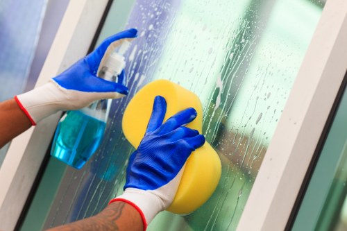 Close-up of a carpet cleaning process removing dirt and stains